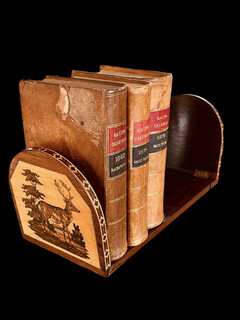 A Very Nice English 19th Century Tunbridge Ware Book Stand.