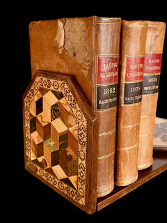 A Very Nice English 19th Century Tunbridge Ware Book Stand.